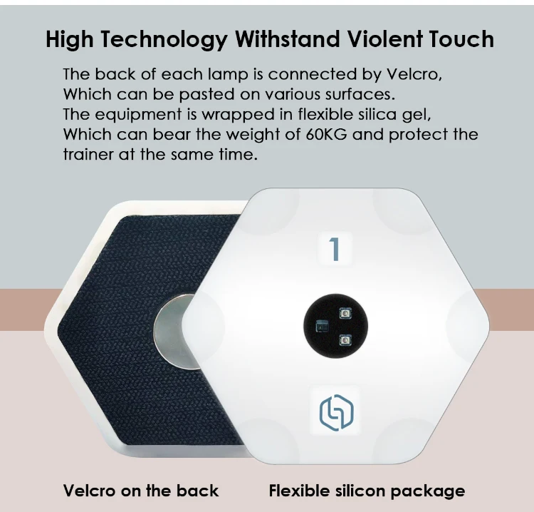 Fitness Touch Light Agile Training Reaction Light Lamp Set/Reaction Light Lamp With Mobile APP Connected