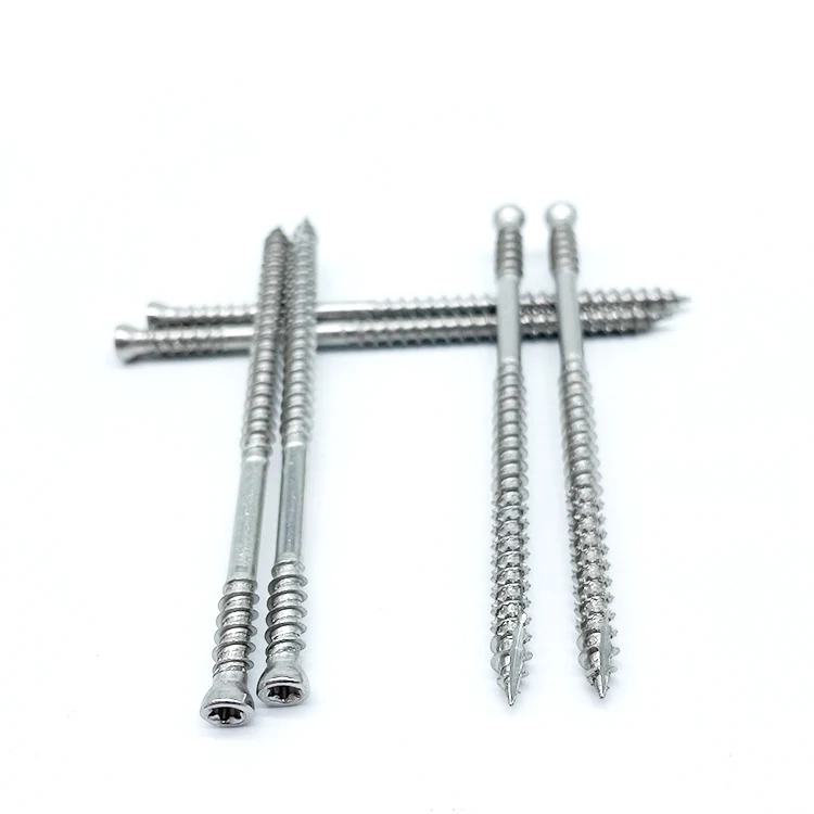 Cylindrical Head Torx Drive Double Thread Wood Screw Notched Hardwood Screw T25 316 Stainless Steel Trim Head Decking Screws