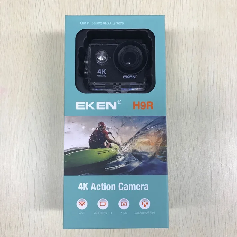  Оригинальная водонепроницаемая Спортивная камера EKEN H9R 4k видеокамера wifi