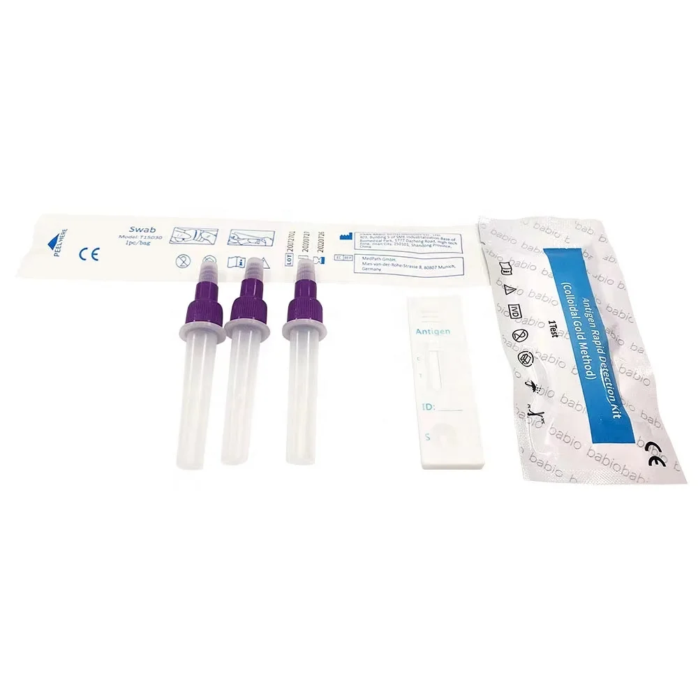 
Factory directly supply antigen antibody antigen rapid test kit colloidal gold test kits saliva swab test igm igg 