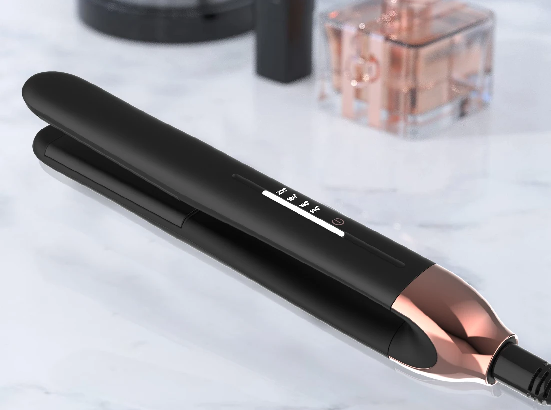 Heats Up Fast Straightening Iron Floating Plates Fast PTC Heater Flat Iron Hair Straightener for Salon