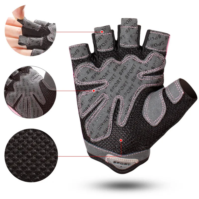2022 Custom Full Palm Protection Gym Women Workout Sport Fitness Gloves