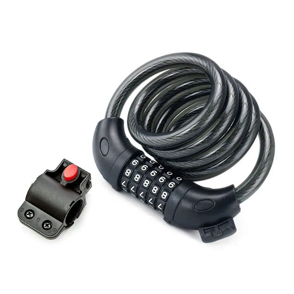 2020 hot sale anti-theft combination e bike lock with mounting