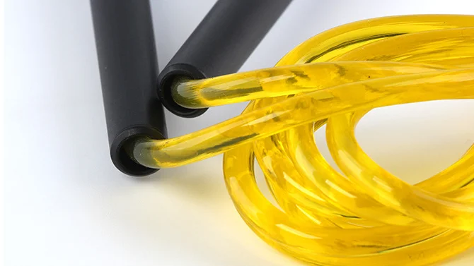 Gym Customized Speed Sports Colorful Fitness Silicone Light Up Skipping Jump Rope