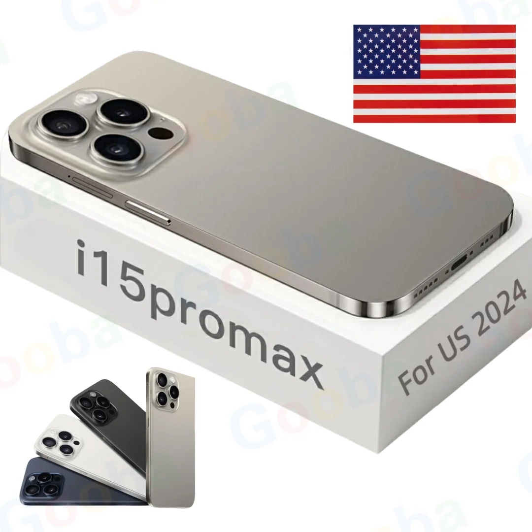 2024 Top selling Original phone i15 Pro MAX 6.8 inch Android Smartphones 16GB+1TB 10-Core 5G LET Cellphones 4 Camera cell phone