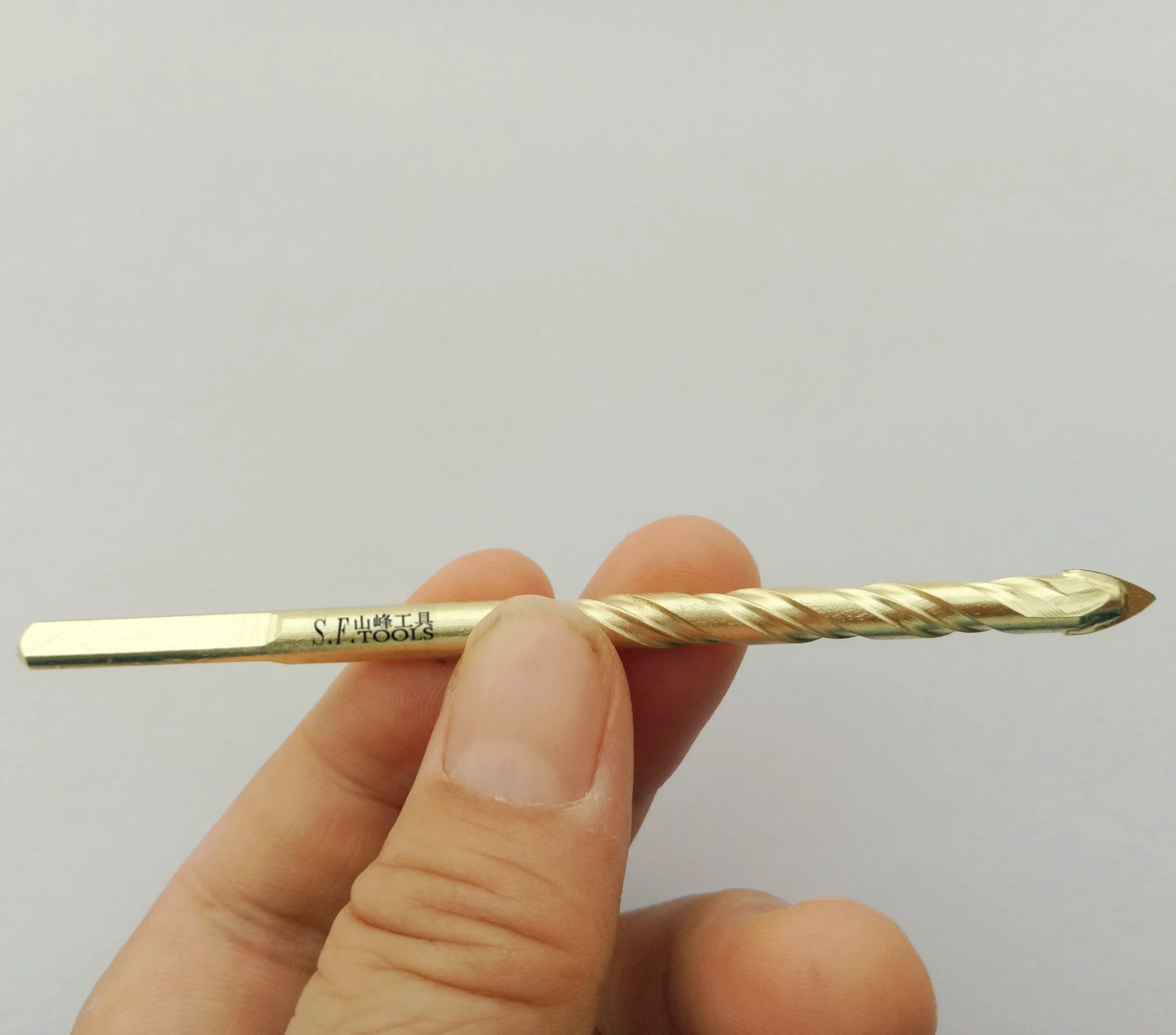 Factory direct selling ceramic brick wall glass drilling multifunctional alloy twist triangle drill bit king drill