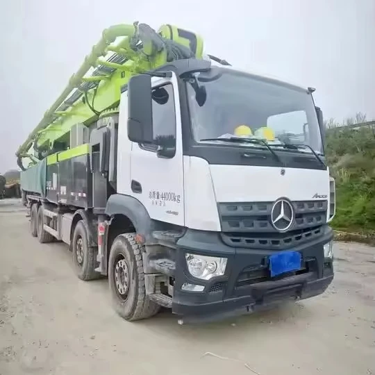 Zooomlion 56m Electric Diesel Concrete Pump Truck Mounted Pump with Mercedes Chassis Core Inclusive Engine Motor Machinery