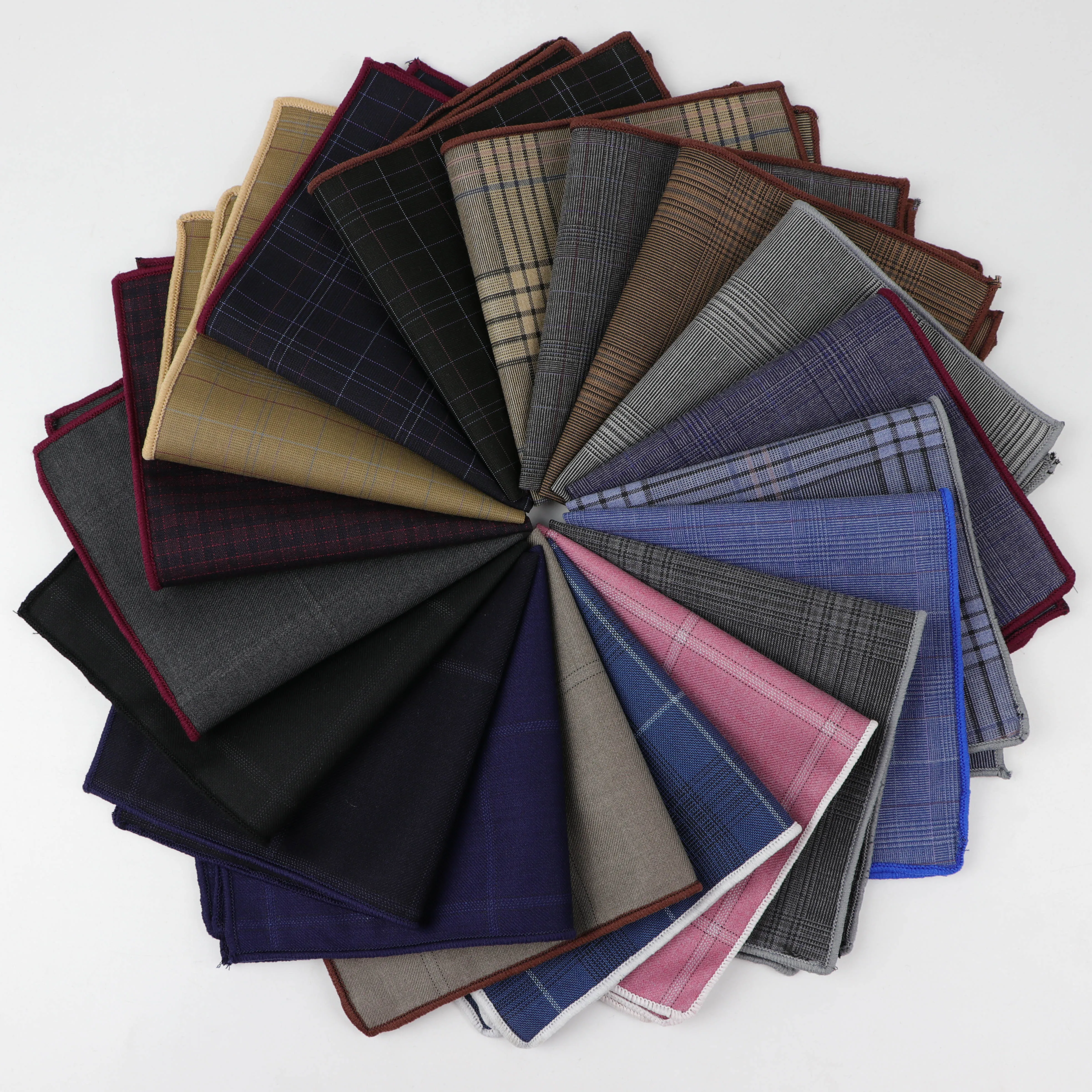 Полосатый квадратный Карманный Мужской Хлопковый носовой платок с узором пейсли цветной однотонный дизайнерский Карманный платок для мужчин на свадьбу