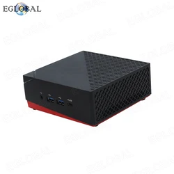 Eglobal newest Mini PCs AMD 4500U Hexa Cores 4*USB HD Type-C Ports Portable office Mini Computer Win 10/Linux Mini Gaming PC