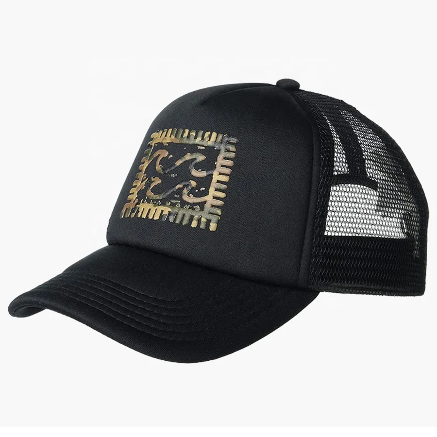 Snapback Adjustable Cap Factory Wholesale 5 Panel 3D Foam Mesh Custom Puff Print Trucker Hat