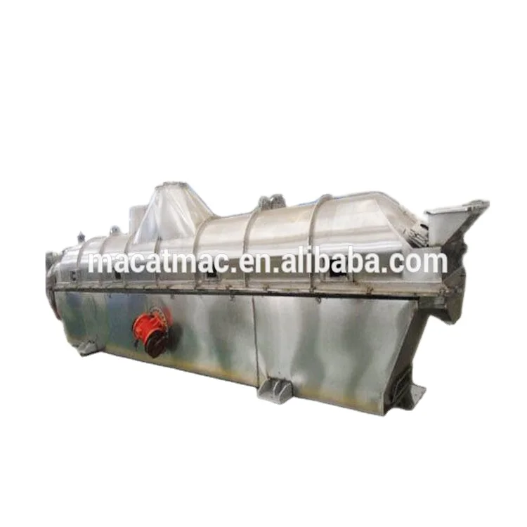 
customized ZLG series rectilinear vibrating chicken essence fluid bed drying equipment for foodstuff industry 