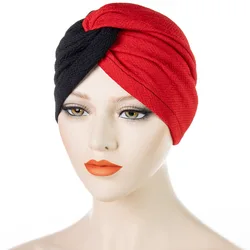 Zipeiwin 2022 Manufacturers Stock Spliced Turban Hat Cross Twist Knotted Headwraps