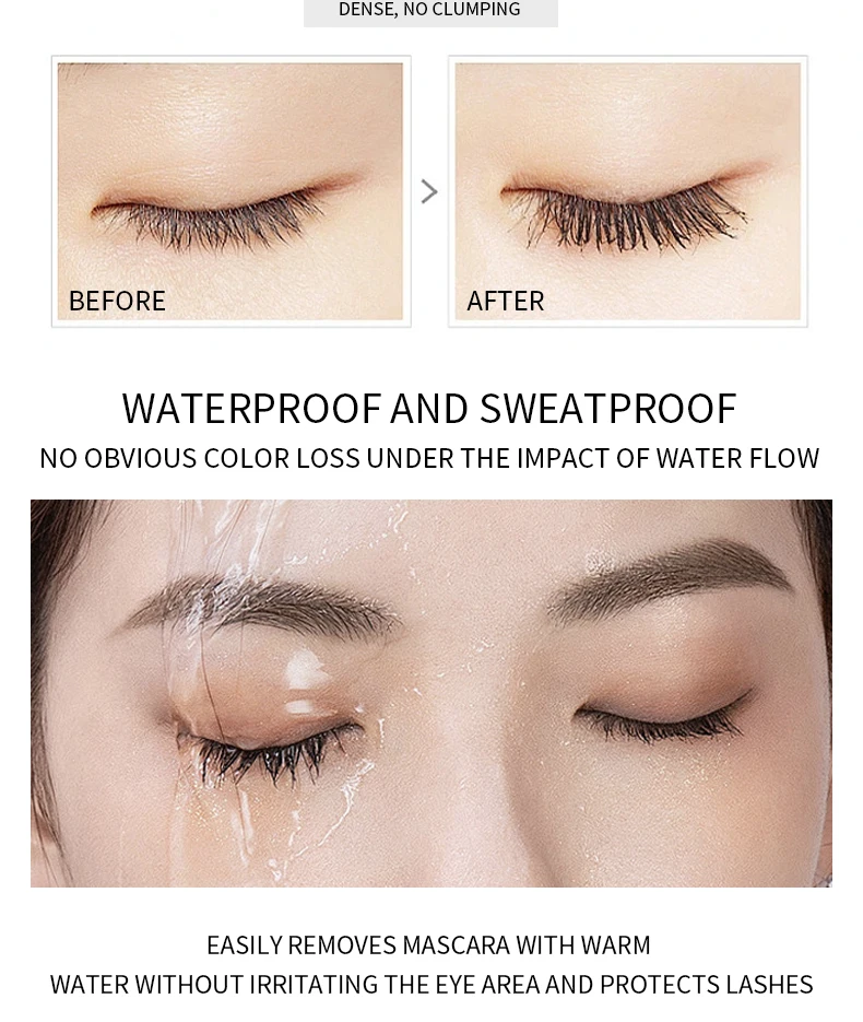 Ochain New Design False Eyelash Effect Double Sided Eye Lashes Mascara