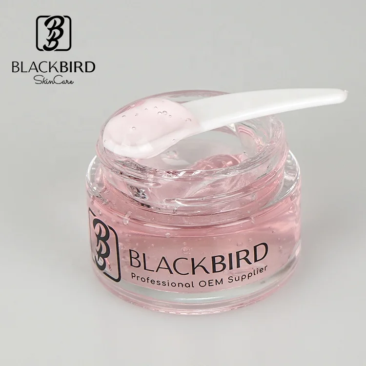 Private Label OEM Natural Grapefruit Moisturizing Face Mask Herbal Extract Hydrating Collagen Anti Aging Facial Hydro Jelly Mask