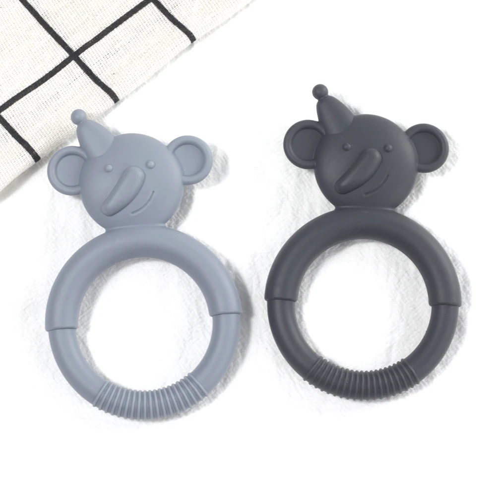 Factory directly selling stock Banana 100% Food Grade Approval New  Infant Design Silicone Baby Teether Toddler Teething Toy