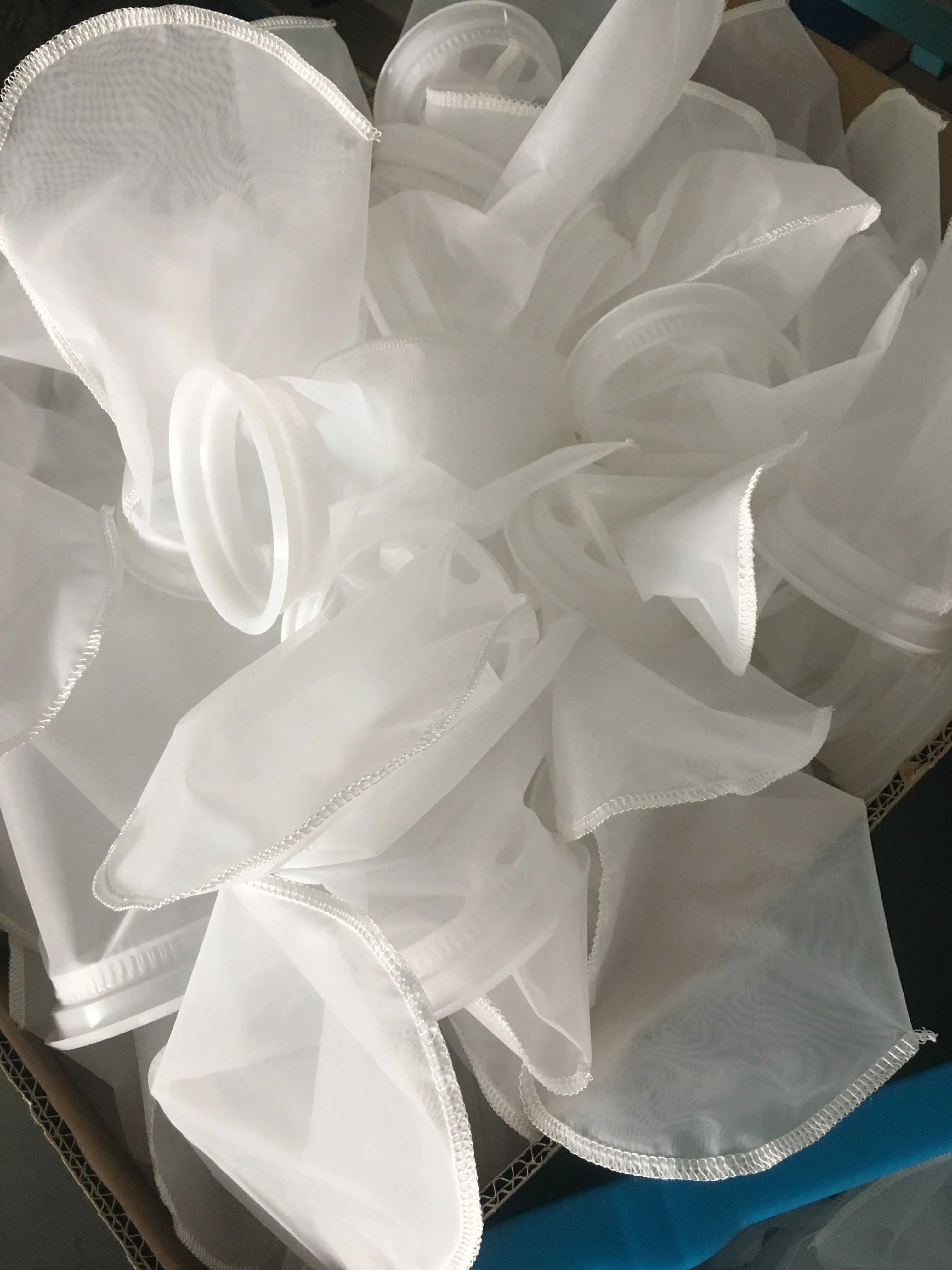 Good quality 5 to 500 mesh liquid filter bag filter media mesh bag for Liquid filtration