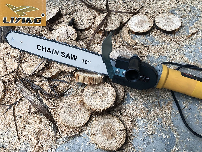 
16 Inch Chainsaw fits 100 125 150 Angle Grinder Chain Saw Machine Chainsaw Bracket 