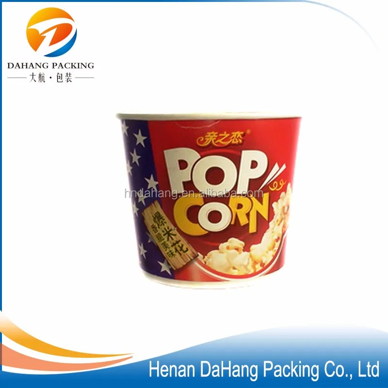 Customized Popcorn Bowl For Food Packing Takeaway French Fries Cups Fried Chicken Paper Box