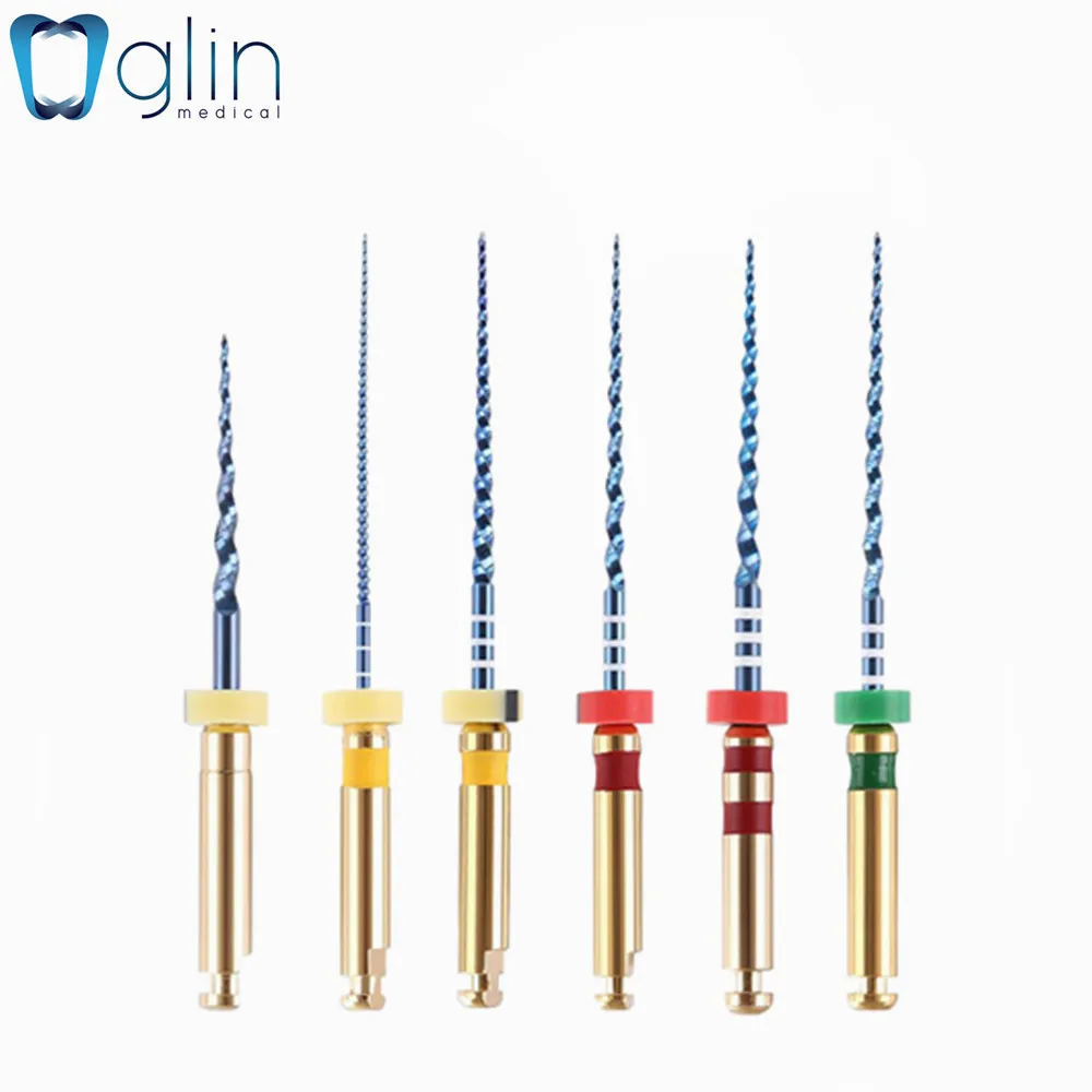 Glin G3 Blue Files Niti Rotary Files Niti Heat Activation Engine use Dental Medical  Equipment/ 17/04 17/06  21/25/31mm