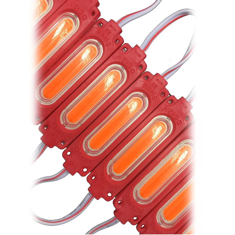 DC12v 24V 2w COB LED Module Light Injection Module Len Car Truck Module Red Yellow Pink LED Sign Backlight Advertise Light