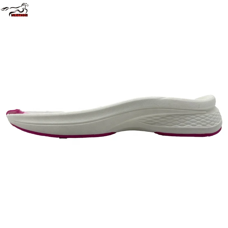 Mustang Hot sale high quality sneaker sole hot sale custom color and logo anti slip wear resistant EVA sole for Brazil and other
