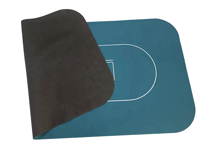 * Poker Accessories Board Game Tablecloth Rubber Poker Mat Desktop Digital Printing Suede Casino Layout 120*60*0.2 Cm 10-15 Days