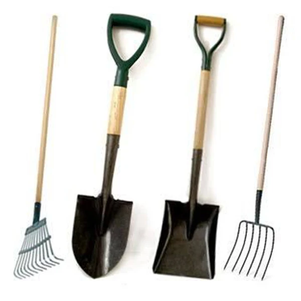 032 Factory direct produce farming agricultural tools 50Mn steel shovel with wood handle construction agricultural tools