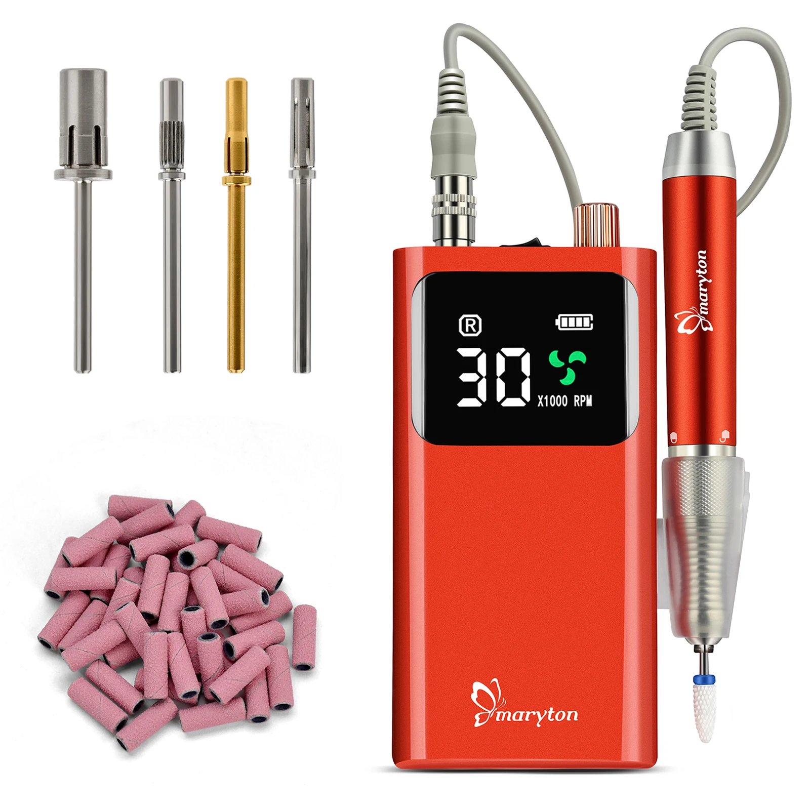 High Quality Stainless Steel Nail Bits Drill Sanding Band Mandrel Nail Drill Bits Set For Nails Electric Manicure Pedicure