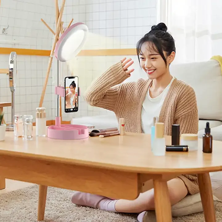 Foldable Desktop Photo Dedicated Beautiful Skin Multi-functional Makeup Mirror