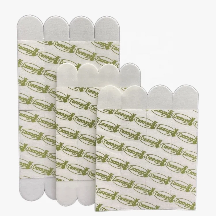 
Large or Medium or Small 3M Command strips no nails/holes no damage Picture frame hangers Strips 