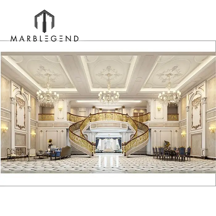 PFM professional customized traditional contemporary style interior luxury architecture 3d villa design