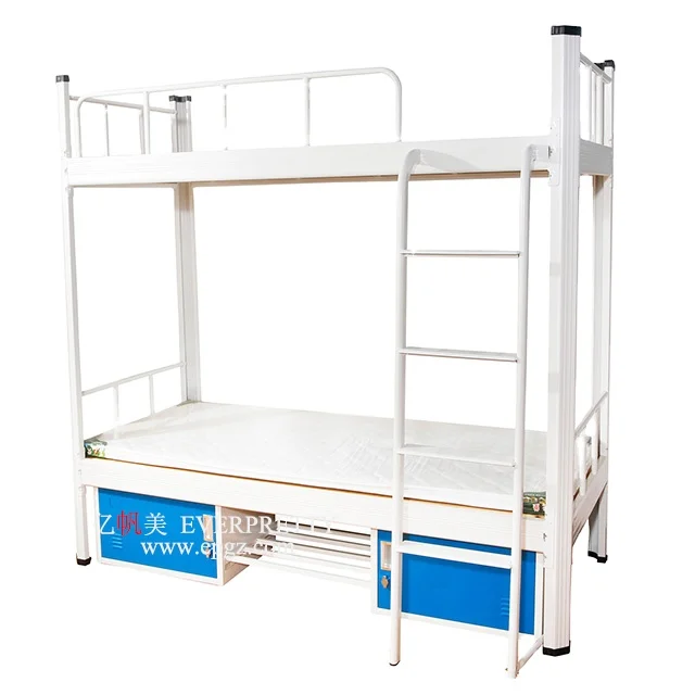 
Hig-Quality School Dormitory Furniture Metal Bunk Bed for Kid 