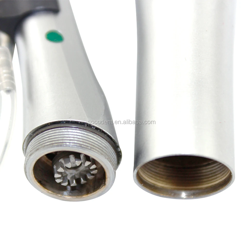 SOCO Dental implants products push botton contra angle 20:1 reduction spray outer water handpiece for implant