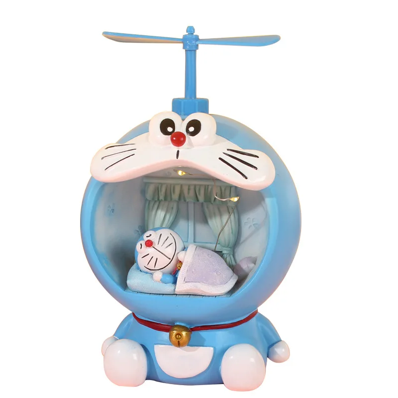 AHMH Wholesale Cartoon Bedside Lamp Doraemon Night Light For Home Decoration