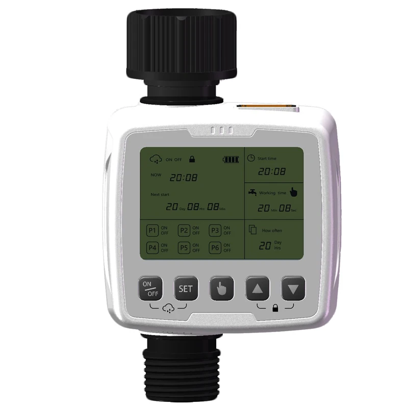 Waterproof Irrigation Sprinkler Timer Rain Sensor Smart Watering Controller System Outdoor Lawn Garden Hose Automatic Timer
