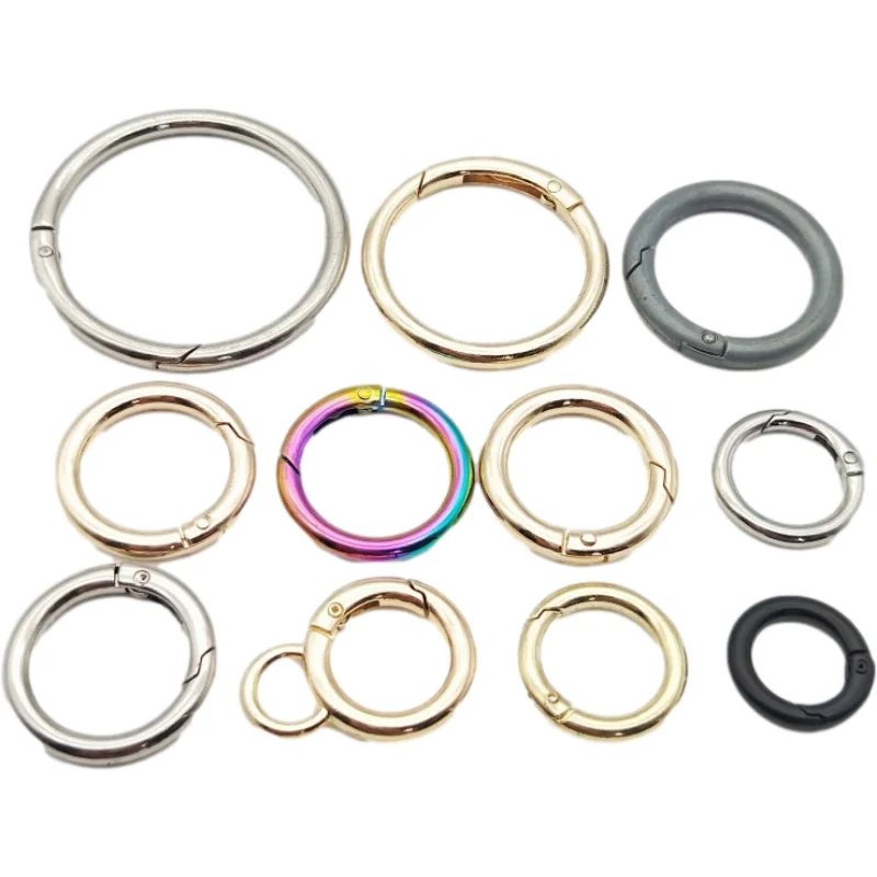 Factory Wholesale In Stock  High Quality Oring Buckle Metal Hardware Accessories 40mm Big Oval Rings For Bag