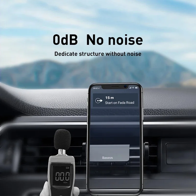  Dropshipping Air Outlet Auto Mount Support For 4.7-6.5 Inch Iphone Xiaomi Mobilephone Adjustable Car Phone Stand Baseus