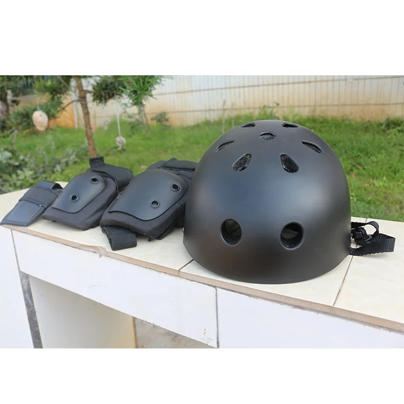 Kids Helmet Protective Gear Roller Skates Knee Elbow Protective Gear 7 Sets of Boys And Girls Helmet Set