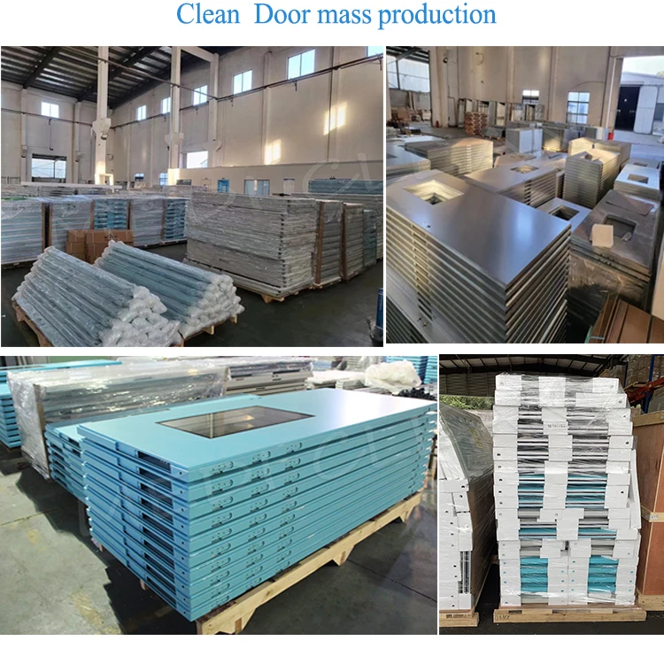 Chinese Factory Reasonable Low Price Pharma Cleanroom System Clean Room Slide Door products suzhou cleanroom doors