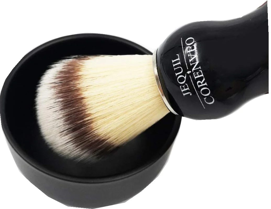 Black Color Shaving set  3-in-1 Includes Shaving Brush Shaving Bowl Razor With Stand