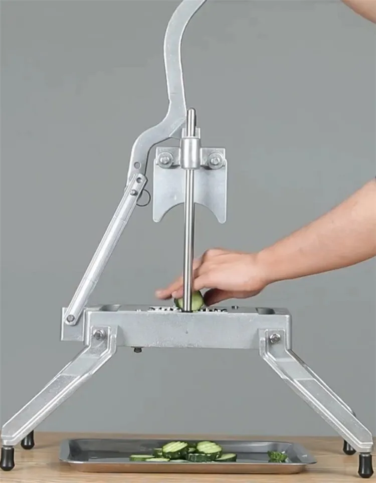 Manual Crinkle Potato Chip Cutter Slicer Machine Waved Potato Cutting Machine