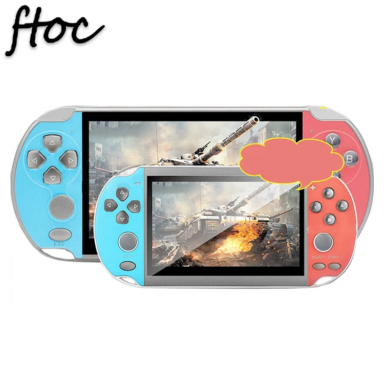 New X7 Plus Full Color Large Screen Built-in 200 Games Retro Handheld Game Console