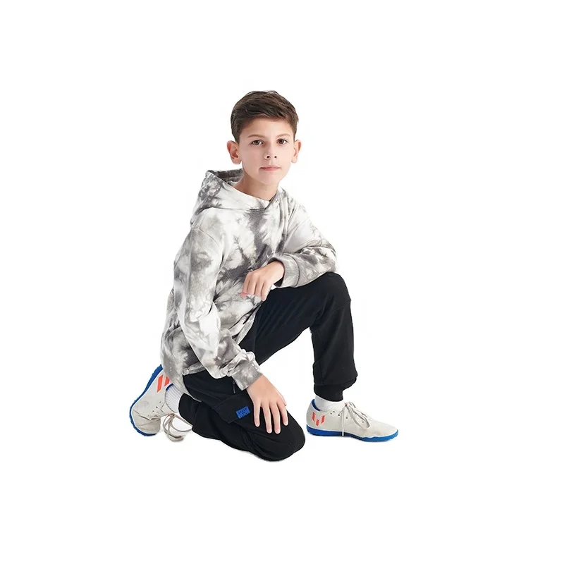 
Fashion tie-dye print hoodie sweatshirts children clothes boys pullover 
