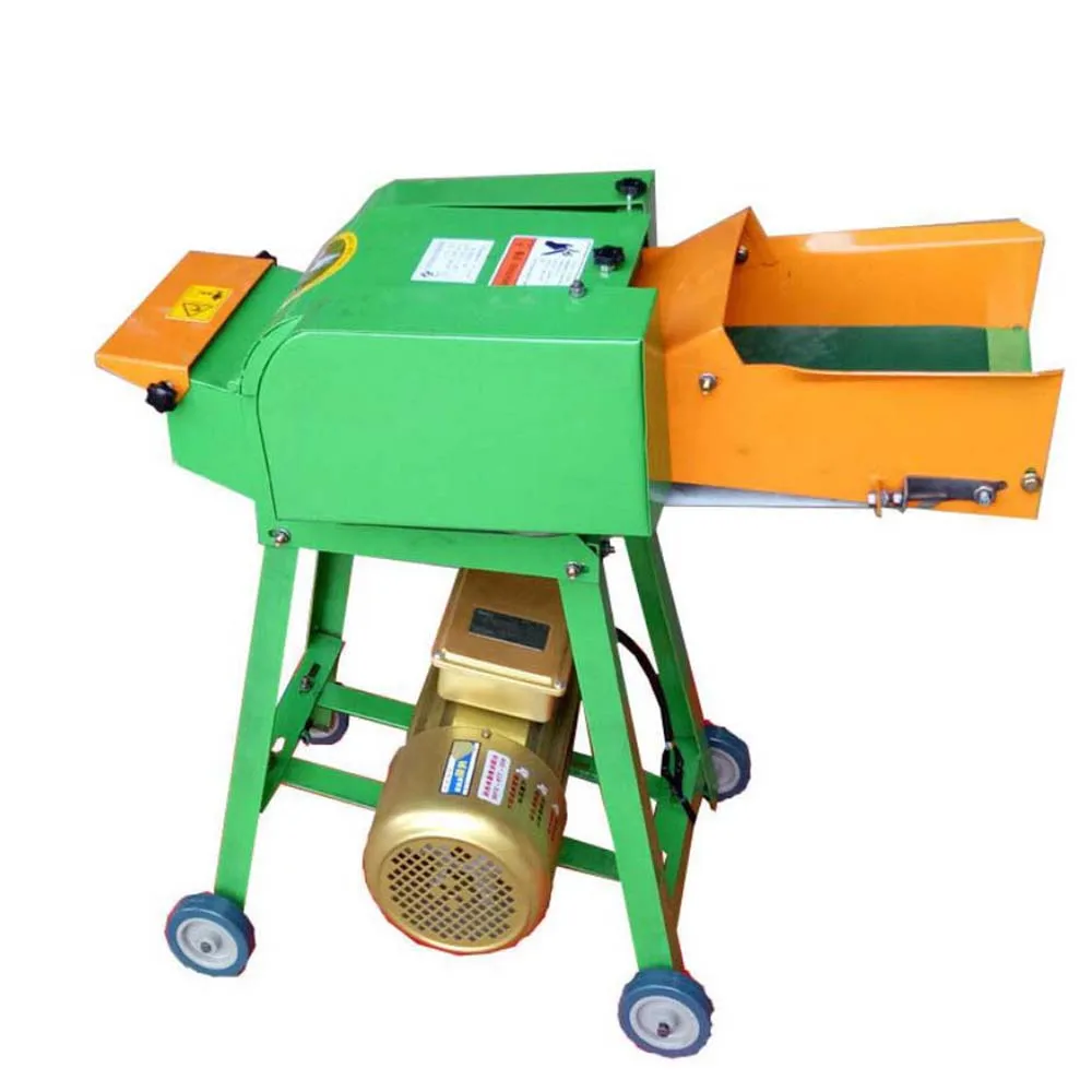 green silage feed cattle chaff machine electric chaff cutter for grass feed processing machines