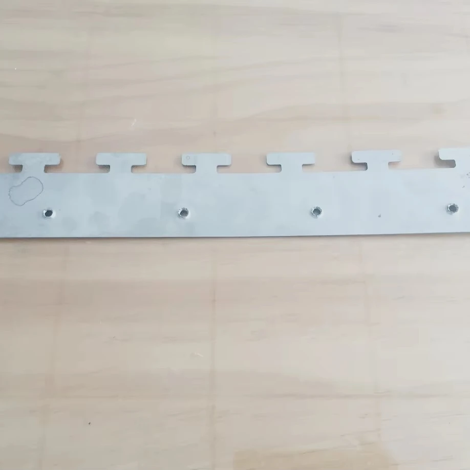 Iron S/S304 Hangers Rail for Industrial Door PVC Soft Strip Curtain Clear Thin Plastic Sheet Use for Blind