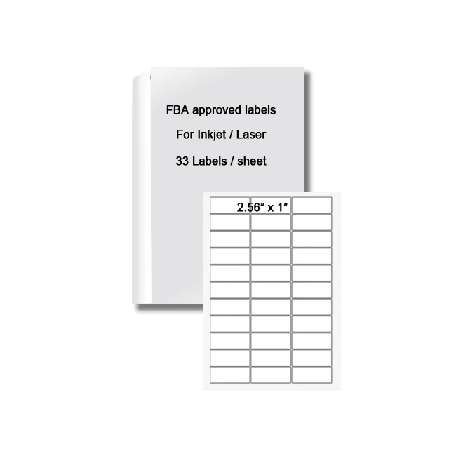 
Листы этикеток A4 для струйной печати/лазерной печати 