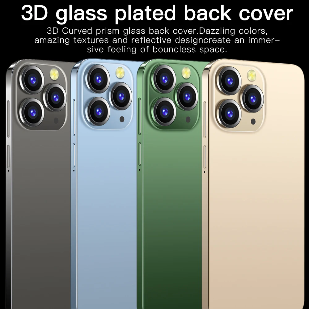 HOT SELLING Phone i 14 Pro Max 16gb+1tb 6.7 inch Android 12 Phones Wholesale Cheap Unlocked Gaming Cell Phone