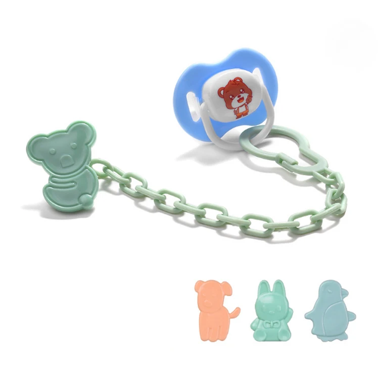 
Food Grade PP Baby Pacifier Clip Chain 