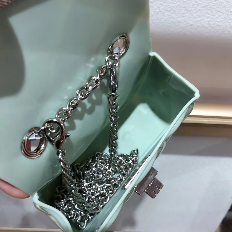 New Lady Bag Design Tiny Pearl Handle Purse Small Size Sling Candy Jelly Lady Bag