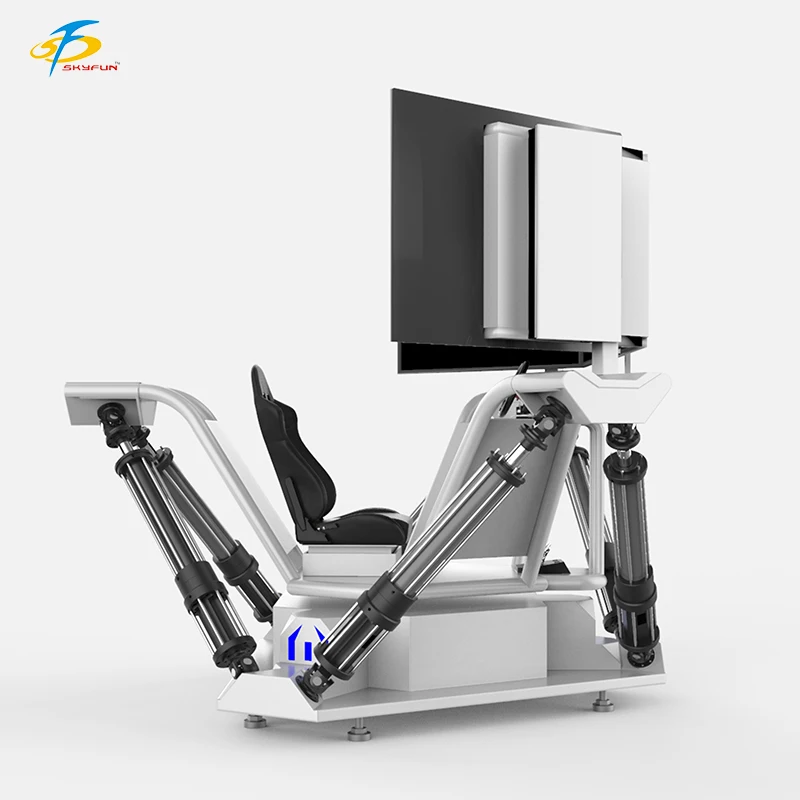Skyfun game center 9d company Simulator 3 Screens Racing Car machine virtual reality cinema simulator